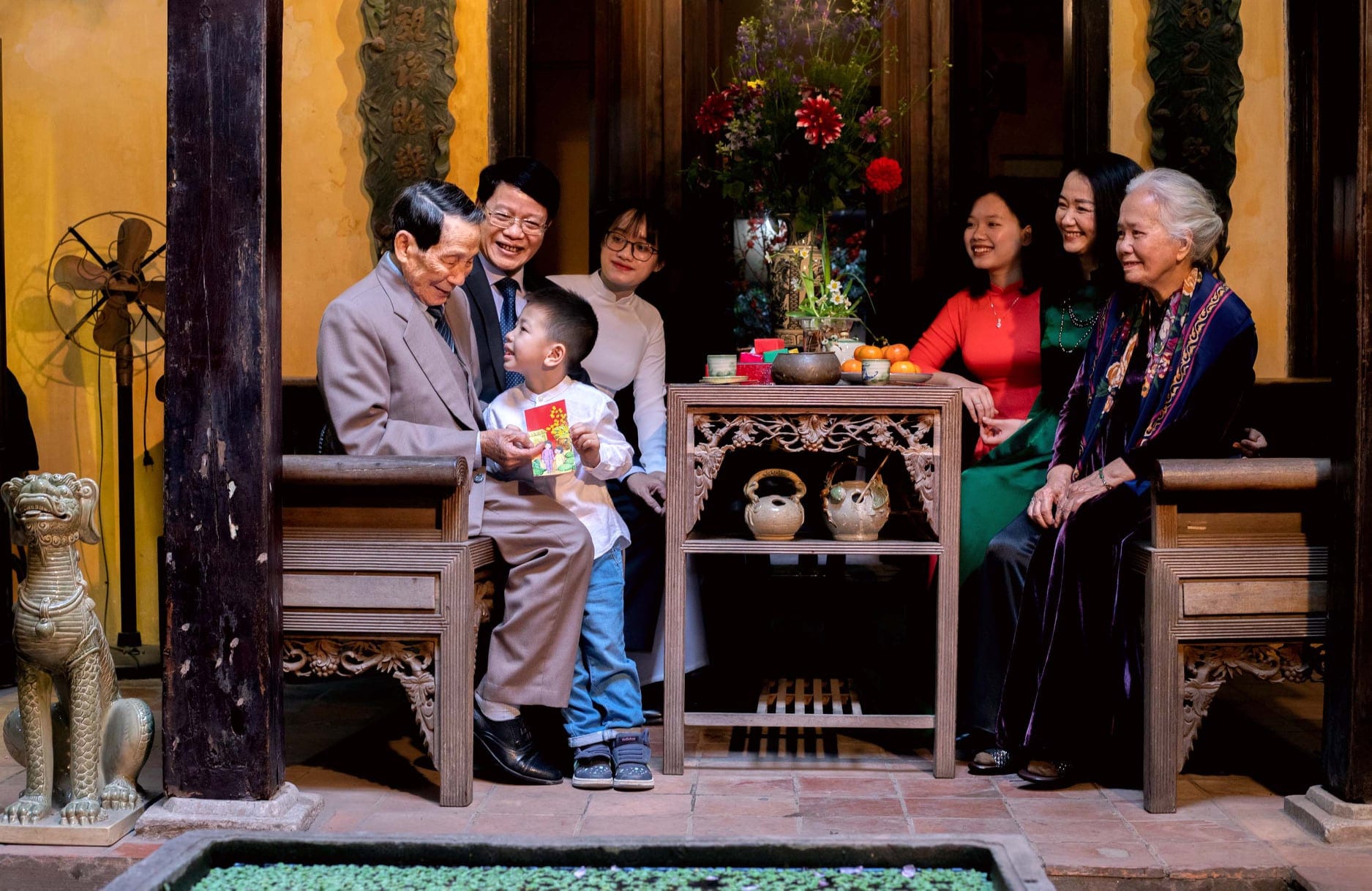 During Tet, it's customary to give and receive "Li Xi"